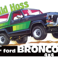 AMT 1304 1/25 Scale 1978 Ford Bronco wild Hoss Plastic Model Kit