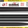 MG 6204-4 UltraCal Racing Stripe Decals Style 4 1:43 Scale -Hobby Boss shop MG 6204 4 4thGEN pc 6 02297.1674584937