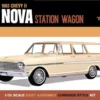 AMT 1202 1:25 1963 Chevy II Nova Station Wagon "Craftsman Plus Series" Model Kit -Hobby Boss shop amt1202 9983ad469068f659448b203211c18b7e01547008 89369.1678510688