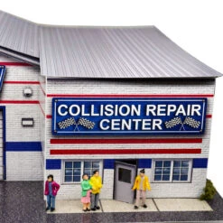 BK 6458 1:64 Scale "Lou's Auto Shop" Photo Real Scale Building Kit -Hobby Boss shop customer service door 33527.1680289982
