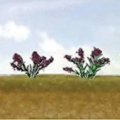 JTT Scenery 95557 FLOWER PLANTS ASSORTMENT 1, HO-scale, 12/pk