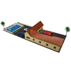 BK 6465 1:64 Scale "24/7 Motel" Photo Real Scale Building Kit 11 BK 6465 1:64 Scale "24/7 Motel" Photo Real Scale Building Kit -Hobby Boss shop rear view 03509.1704393042