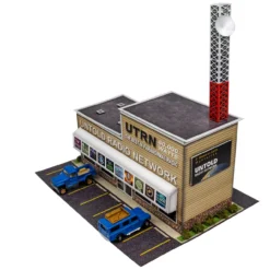 BK 6463 1:64 Scale "Untold Radio Station" Photo Real Scale Building Kit -Hobby Boss shop right side w roof 14010.1695408720
