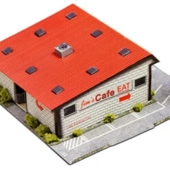 BK 4820 1:48 Scale "Diner" Photo Real Scale Building Kit -Hobby Boss shop s l1600 03333.1641853730