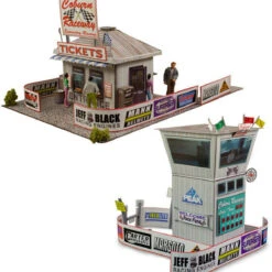 BK 8701 1:87 Scale "Race Tower & Ticket Gate Entrance" Photo Real Scale Building Kit
