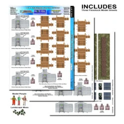 BK 6430 1/64 Scale Slot Car Photo Real "Porta Potty's, Park Benches, Trash Cans" -Hobby Boss shop s l1600 06692.1641507732