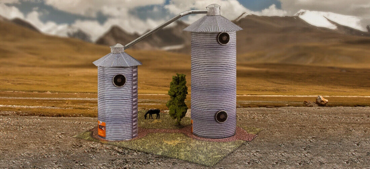 BK 6404 1:64 Scale "Grain Dryers" Photo Real Scale Building Kit 9 BK 6404 1:64 Scale "Grain Dryers" Photo Real Scale Building Kit - Image 7