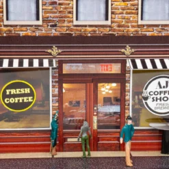 BK 6450 1:64 Scale "Coffee Shop Drive Thru" Photo Real Scale Building Kit -Hobby Boss shop s l1600 11877.1674670119