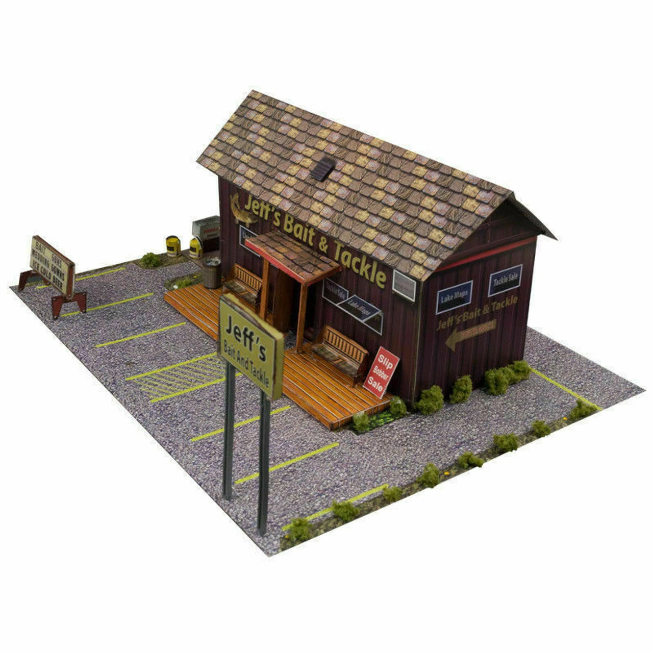 BK 3215 1:32 Scale Bait Shop Building Kit 3 BK 3215 1:32 Scale Bait Shop Building Kit