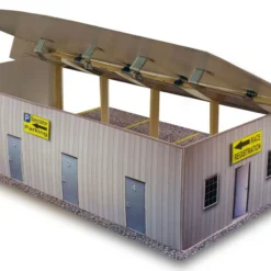 BK 8712 1:87 Scale "Four Stall Pit Garage & Bleachers" Photo Real Scale Building Kit -Hobby Boss shop s l1600 11979.1641506656