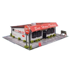 BK 6420 1:64 Scale "Diner" Photo Real Scale Building Kit