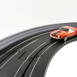 PL 5054 AFX Slot Car Guard Rail Set - PhotoReal FITS: 1/64 & 1/43 Scale Aurora, Model Motoring -Style 2 Grey