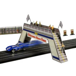 BK 6428 1/64 Slot Car HO "Pedestrian Bridge" Photo Real Fits Aurora AFX