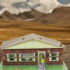 BK 4821 1:48 Scale "Brick Rambler" Photo Real Scale Building Kit -Hobby Boss shop s l1600 31988.1641853716