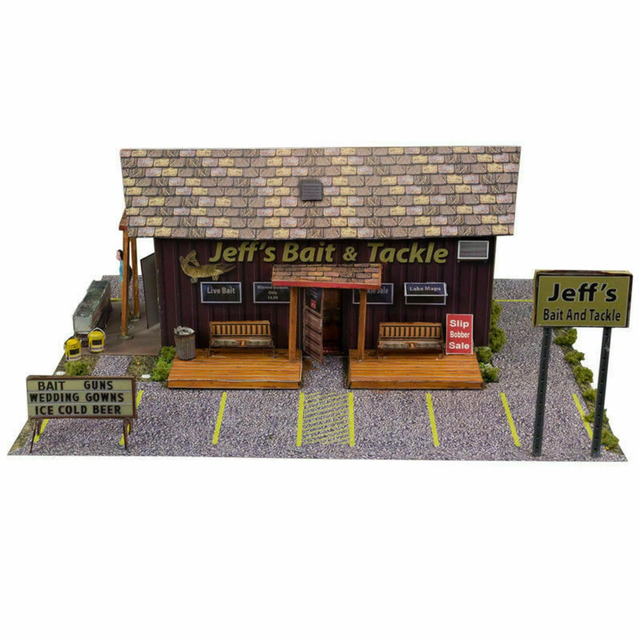 BK 3215 1:32 Scale Bait Shop Building Kit 4 BK 3215 1:32 Scale Bait Shop Building Kit - Image 2