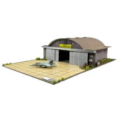 1/72, 1/64 HO Scale Aircraft Hangar Model Scenery Diorama Photo Real Kit