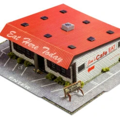 BK 4820 1:48 Scale "Diner" Photo Real Scale Building Kit -Hobby Boss shop s l1600 50517.1641853730