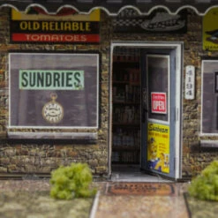 BK 6418 1:64 Scale "General Store" Photo Real Scale Building Kit -Hobby Boss shop s l1600 55522.1641853313