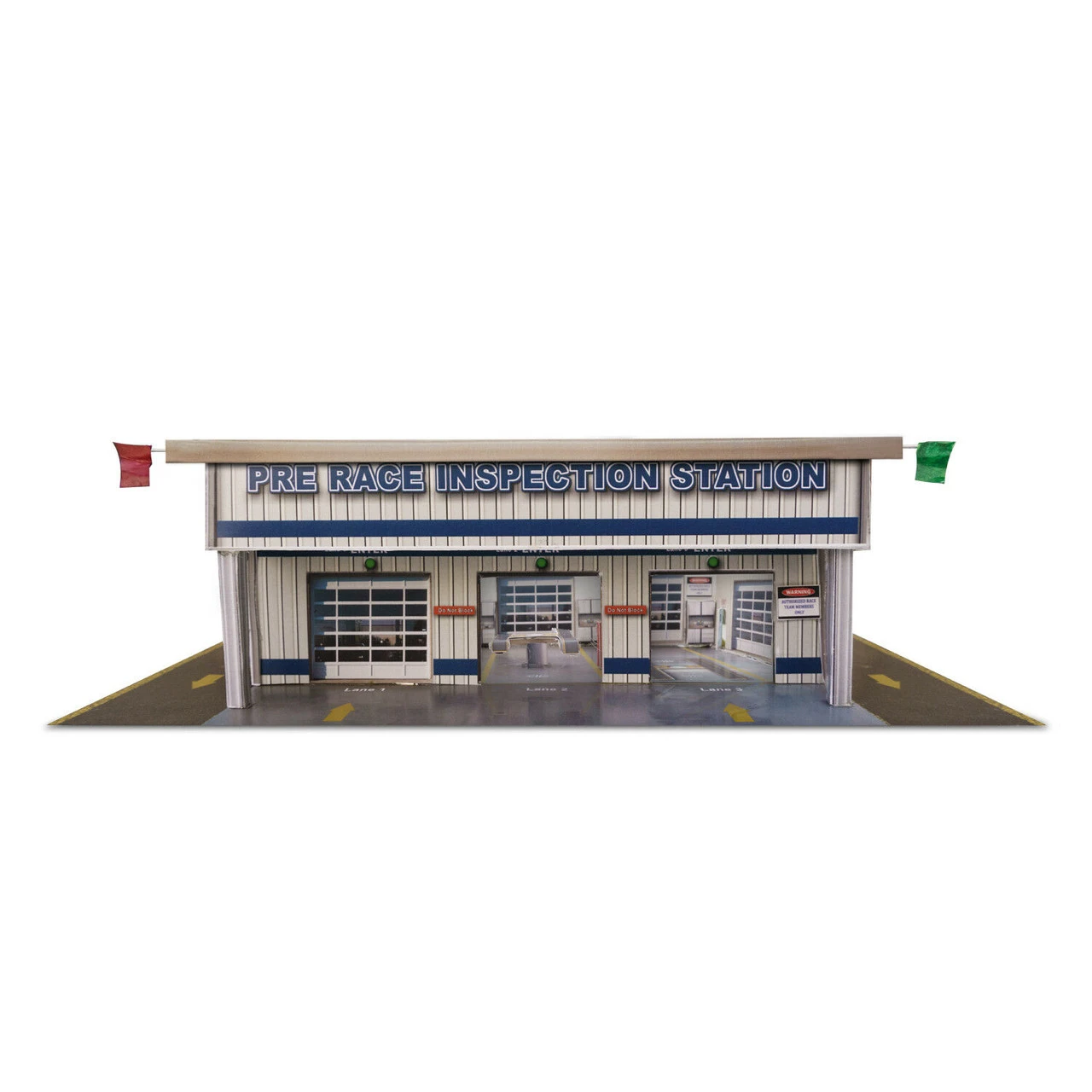 BK 6442 1:64 Scale Slot Car HO Pre-Race Inspection Station Building Kit 4 BK 6442 1:64 Scale Slot Car HO Pre-Race Inspection Station Building Kit - Image 2