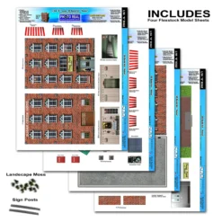 BK 6407 1:64 Scale "Hotel" Photo Real Scale Building Kit -Hobby Boss shop s l1600 57802.1641508641