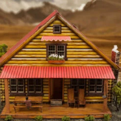 BK 4816 1:48 Scale "Log Cabin" Photo Real Scale Building Kit 23 BK 4816 1:48 Scale "Log Cabin" Photo Real Scale Building Kit -Hobby Boss shop s l1600 66131.1641853773
