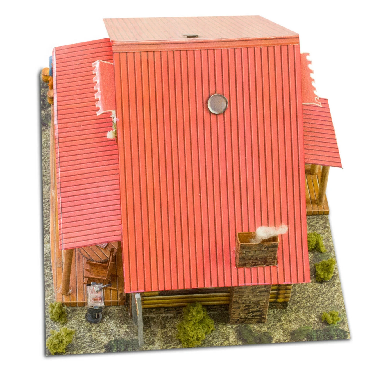 BK 4816 1:48 Scale "Log Cabin" Photo Real Scale Building Kit 5 BK 4816 1:48 Scale "Log Cabin" Photo Real Scale Building Kit - Image 3
