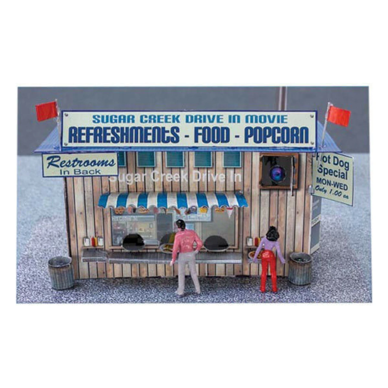 BK 6419 1:64 Scale "Drive In Theatre" Photo Real Scale Building Kit 6 BK 6419 1:64 Scale "Drive In Theatre" Photo Real Scale Building Kit - Image 4