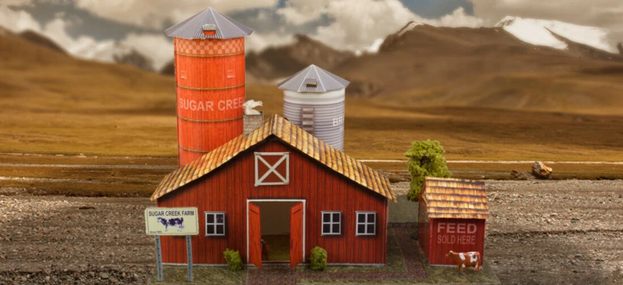 BK 4805 1:48 Scale "Sugar Creek Vintage Farm" Photo Real Scale Building Kit 11 BK 4805 1:48 Scale "Sugar Creek Vintage Farm" Photo Real Scale Building Kit - Image 9