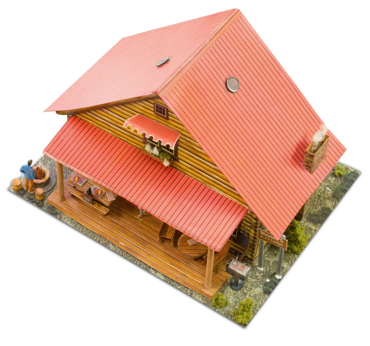 BK 4816 1:48 Scale "Log Cabin" Photo Real Scale Building Kit 8 BK 4816 1:48 Scale "Log Cabin" Photo Real Scale Building Kit - Image 6