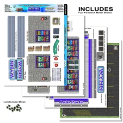 BK 6435 1/64 Slot Car HO Wynn Auto Parts Store Photo Real Kit Model Diorama Scenery 16 BK 6435 1/64 Slot Car HO Wynn Auto Parts Store Photo Real Kit Model Diorama Scenery -Hobby Boss shop s l1600 99490.1641507637
