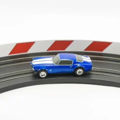 PL 5055 AFX Slot Car Guard Rail Set - PhotoReal FITS: 1/64 & 1/43 Scale Aurora, Model Motoring -Style 3 Red