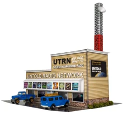 BK 6463 1:64 Scale "Untold Radio Station" Photo Real Scale Building Kit